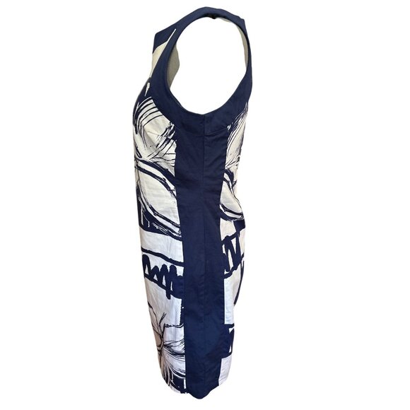 Desigual Womens Sleeveless Floral Print Dress With Rear Zipper Closure Size 38 - Picture 3 of 13